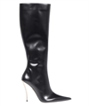 VERSACE PIN-POINT KNEE-HIGH BOOTS