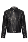 BALMAIN BALMAIN ZIPPED LEATHER BIKER JACKET