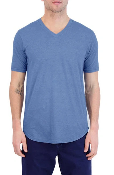 Goodlife Scallop V-neck T-shirt In Granada Sky