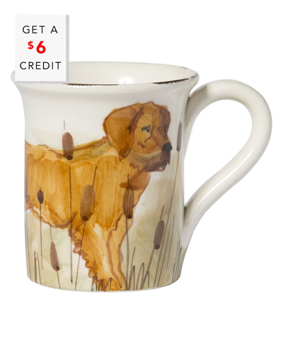 Vietri Wildlife Hunting Dog Mug With $6 Credit