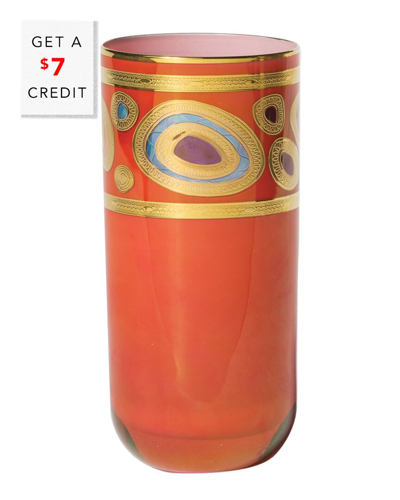 VIETRI VIETRI REGALIA ORANGE HIGH BALL  WITH $12 CREDIT