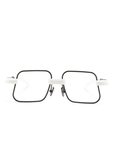 Vava Eyewear X Suzanne Ciani Square-frame Glasses In Black