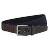 CROOKHORNDAVIS HAMPTON STRETCH BELT WITH CROC PRINT TABS