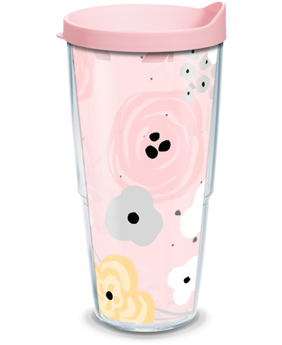 Tervis Tumbler Tervis Pink Floral Pattern Made In Usa Double Walled Insulated Tumbler Travel Cup Keeps Drinks Cold  In Open Miscellaneous
