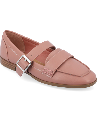 Journee Collection Women's Tru Comfort Foam Caspian Flats In Pink