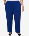 ALFRED DUNNER PLUS SIZE DOWNTOWN VIBE SCUBA CREPE STRETCH FIT AVERAGE LENGTH PANTS