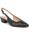 Naturalizer Banks-sling Slingbacks In French Navy Leather