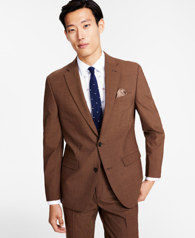 Bar Iii Men's Slim-fit Suit Pants, Created For Macy's In Brown | ModeSens