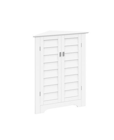 Riverridge Home 25.25" Two-door Corner Cabinet In White