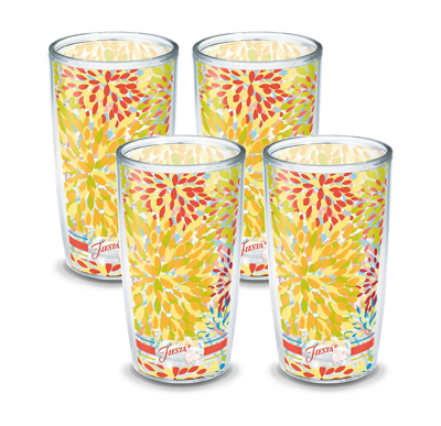 Tervis Tumbler Tervis Fiesta Poppy Calypso Made In Usa Double Walled Insulated Tumbler Cup Keeps Drinks Cold & Hot, In Open Miscellaneous