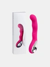 Vigor 10 Mode Vibrating Silicone Realistic Usb Vibrator In Pink