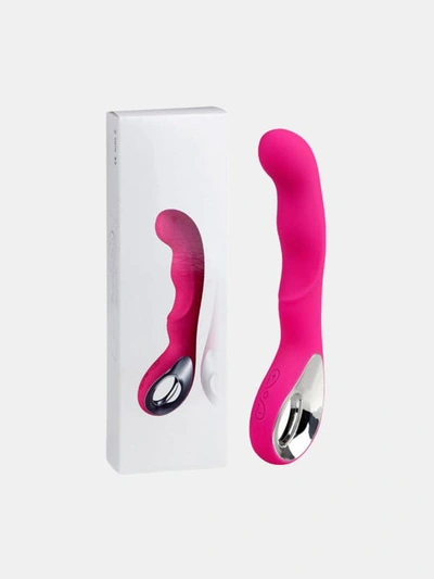 Vigor 10 Mode Vibrating Silicone Realistic Usb Vibrator In Pink