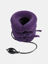 Vigor Adjustable Neck Traction Device For Instant Neck Pain Relief In Purple