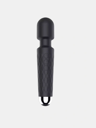 Vigor 20 Speed Waterproof Wand Vibrator Women Sex Toy Wand Massage Clitoris Dildo Vibrator In Black
