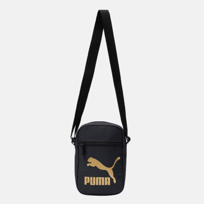 Puma 便携实用男女款斜跨包运动单肩包运动斜挎包书包运动包 In Black