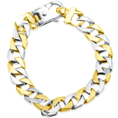 Pompeii3 Men's Link 14k Gold (62gram) Or Platinum (99gram) 12.5mm Bracelet 8.5"