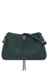 Rebecca Minkoff Women's Darren Medium Studded Leather Shoulder Bag In Deep Jade