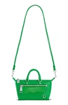 Rebecca Minkoff Micro Mini M.a.b. Leather Crossbody Bag In Green