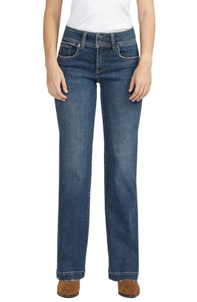 Silver Jeans Co. Suki Curvy Mid Rise Trouser Jeans In Indigo
