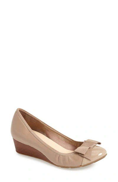 Cole Haan 'air Tali' Wedge Pump In Maple Sugar