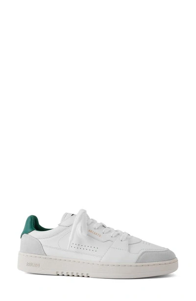 Axel Arigato Dice Low-top Sneakers In White/ Green