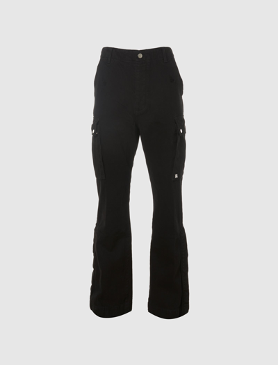 Amiri Cargo Flared Pants In Black