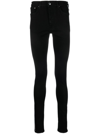 Amiri M.a. Track Skinny Jeans In Black