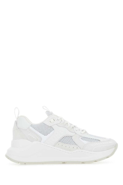 Burberry Sean Low Top Sneakers In White