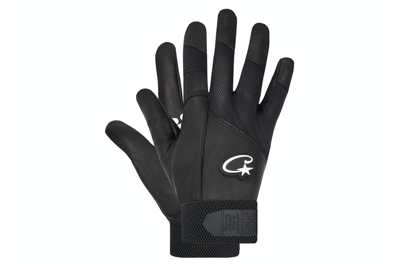 Pre-owned Corteiz Leather Gloves Black