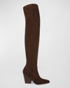 VERONICA BEARD LALITA SUEDE OVER-THE-KNEE BOOTS