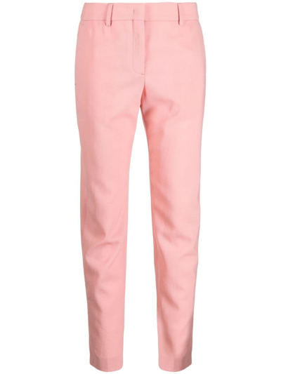 Ps By Paul Smith Pleated Wool Trousers In Pink