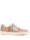 PAUL SMITH STRIPED LOW-TOP SNEAKERS