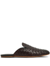 BARRETT INTERWOVEN LEATHER LOAFERS