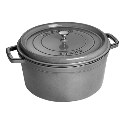 STAUB CAST IRON 13.25-QT ROUND COCOTTE