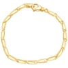 Pompeii3 Men's Link 14k Gold (30gram) Or Platinum (48gram) 4mm Bracelet 9" In Gold