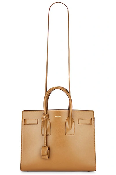 Saint Laurent Small Sac De Jour Bag In Cappuccino