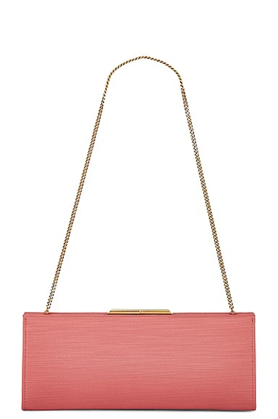 Saint Laurent Small Midnight Pochette Bag In Coral Rose