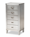 Baxton Studio Carel 5-drawer Accent Chest