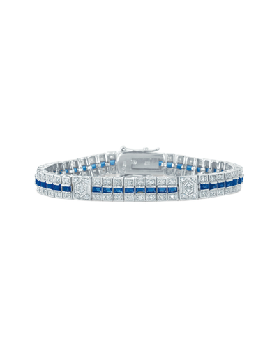 Genevive Silver Cz Bracelet