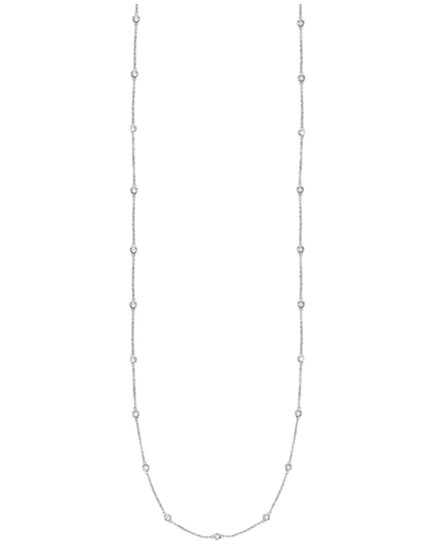 Suzy Levian 14k 0.60 Ct. Tw. Diamond 36in Station Necklace