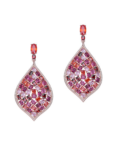 Genevive 14k Rose Gold Vermeil Earrings
