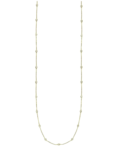 Suzy Levian 14k 0.60 Ct. Tw. Diamond 36in Station Necklace