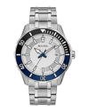 Bulova Men's Stainless Steel Bracelet Watch 42mm