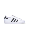 Adidas Originals Superstar Vintage Ostrich-effect Leather Sneakers In White