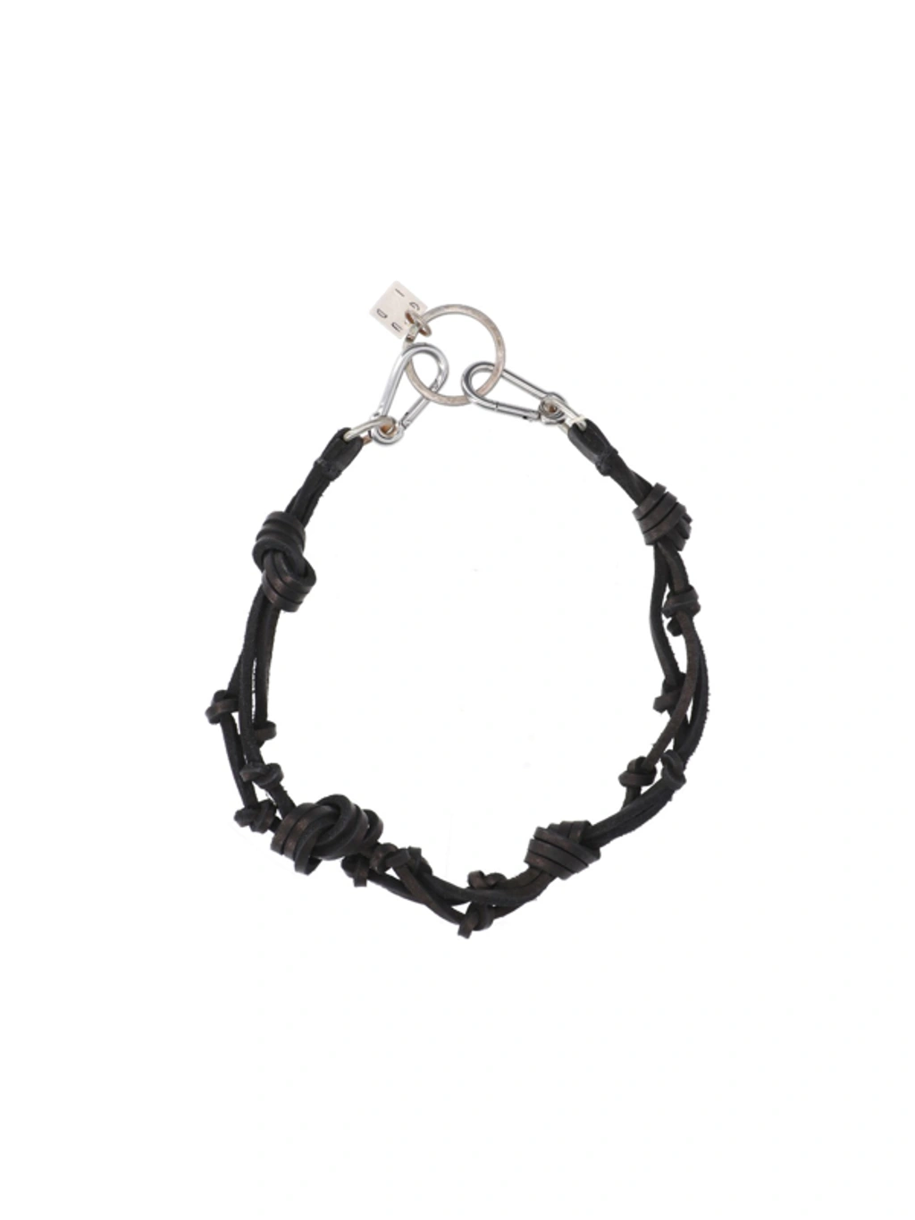 Guidi Keyring In Black | ModeSens