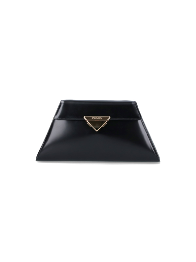 Prada Medium Handbag In Black  