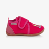 GIESSWEIN GIRLS FUCHSIA PINK COTTON SLIPPERS