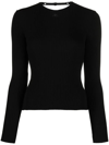 COURRÈGES RIBBED SWEATER