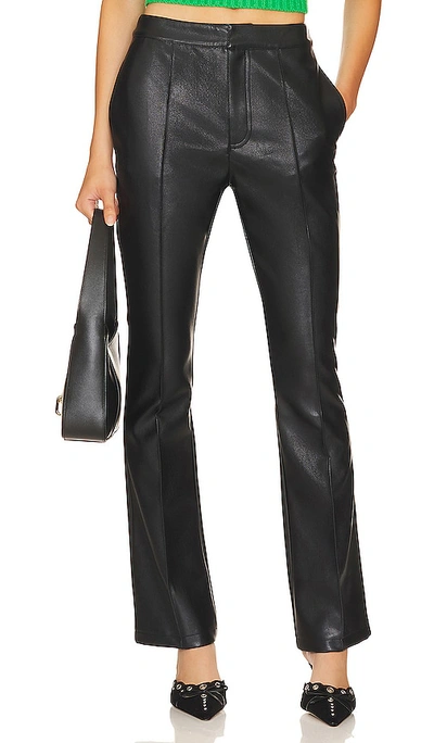 Line & Dot Reina Faux Leather Pants In Black