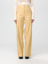 Stella Mccartney Alter Mat Wide-leg Loose-fit Trousers In Yellow